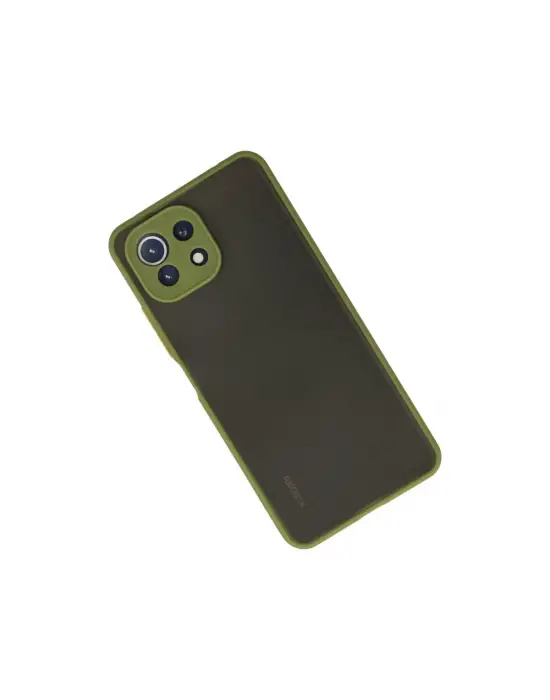 Xiaomi Mi 11 Lite Kılıf Montreal Silikon Kapak - Açık Yeşil
