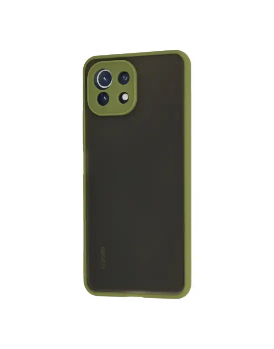 Xiaomi Mi 11 Lite Kılıf Montreal Silikon Kapak - Açık Yeşil