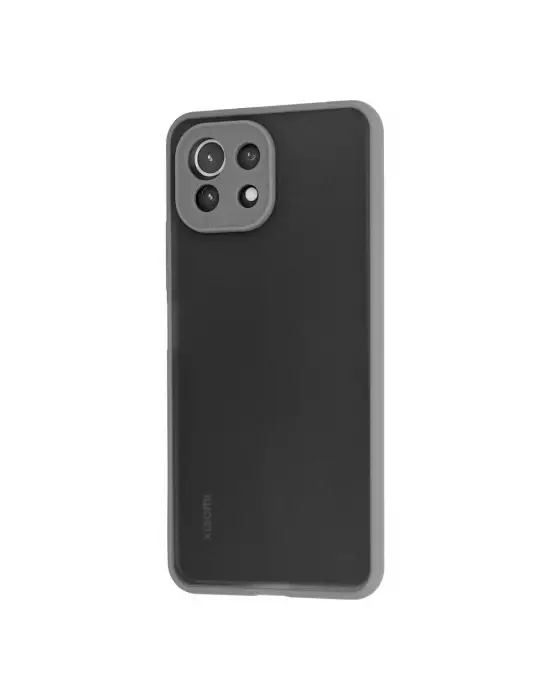 Xiaomi Mi 11 Lite Kılıf Montreal Silikon Kapak - Gri