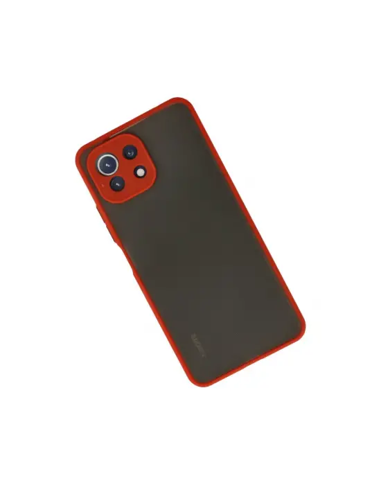 Xiaomi Mi 11 Lite Kılıf Montreal Silikon Kapak - Kırmızı