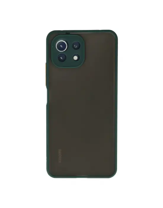 Xiaomi Mi 11 Lite Kılıf Montreal Silikon Kapak - Yeşil