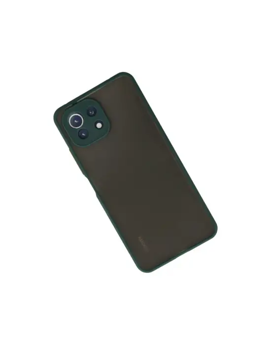 Xiaomi Mi 11 Lite Kılıf Montreal Silikon Kapak - Yeşil