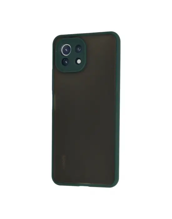 Xiaomi Mi 11 Lite Kılıf Montreal Silikon Kapak - Yeşil
