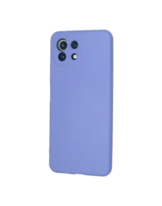Xiaomi Mi 11 Lite Kılıf Nano İçi Kadife Silikon - Lila