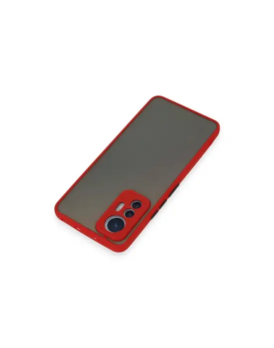 Xiaomi Mi 12 Lite Kılıf Montreal Silikon Kapak - Kırmızı