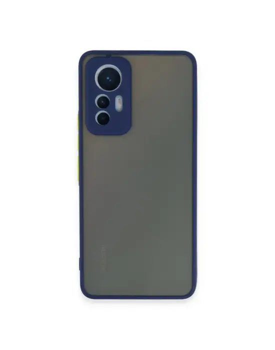 Xiaomi Mi 12 Lite Kılıf Montreal Silikon Kapak - Lacivert
