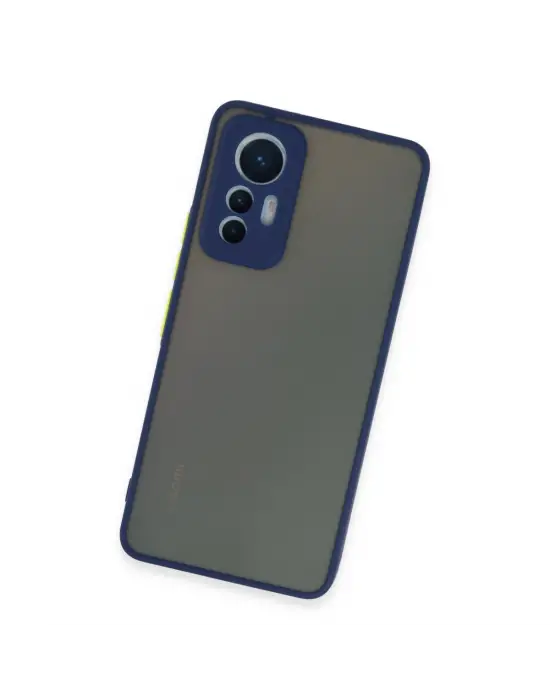 Xiaomi Mi 12 Lite Kılıf Montreal Silikon Kapak - Lacivert