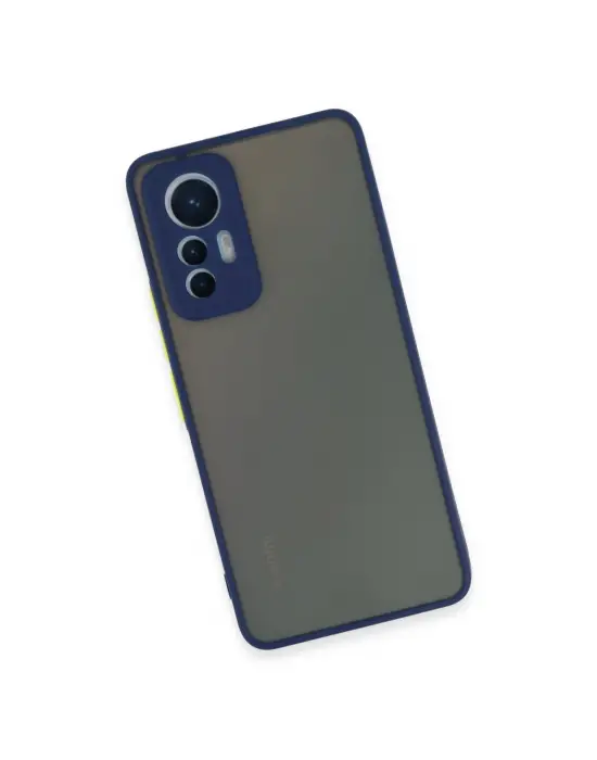 Xiaomi Mi 12 Lite Kılıf Montreal Silikon Kapak - Lacivert