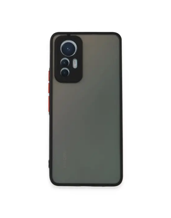 Xiaomi Mi 12 Lite Kılıf Montreal Silikon Kapak - Siyah