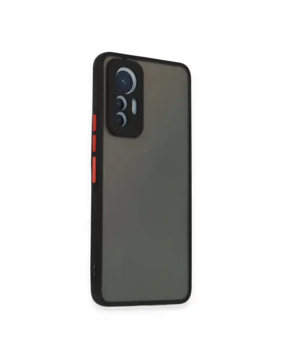 Xiaomi Mi 12 Lite Kılıf Montreal Silikon Kapak - Siyah