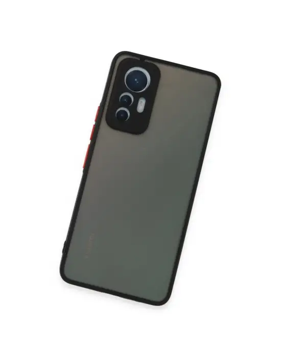Xiaomi Mi 12 Lite Kılıf Montreal Silikon Kapak - Siyah