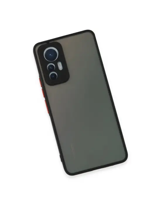 Xiaomi Mi 12 Lite Kılıf Montreal Silikon Kapak - Siyah