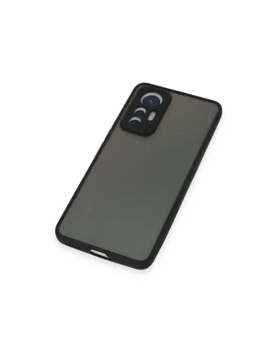 Xiaomi Mi 12 Lite Kılıf Montreal Silikon Kapak - Siyah