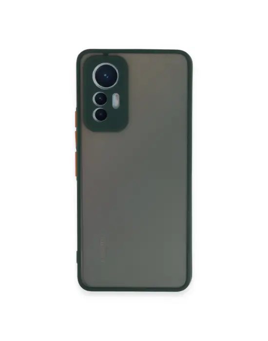 Xiaomi Mi 12 Lite Kılıf Montreal Silikon Kapak - Yeşil