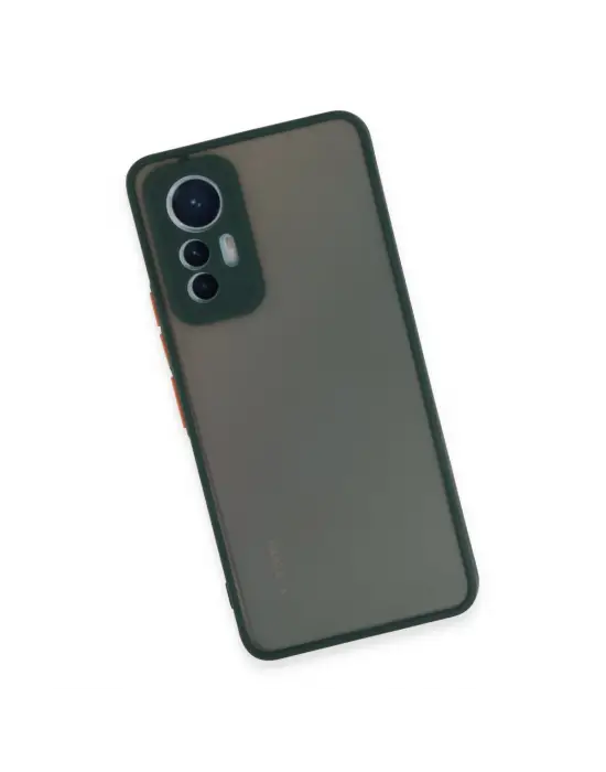 Xiaomi Mi 12 Lite Kılıf Montreal Silikon Kapak - Yeşil
