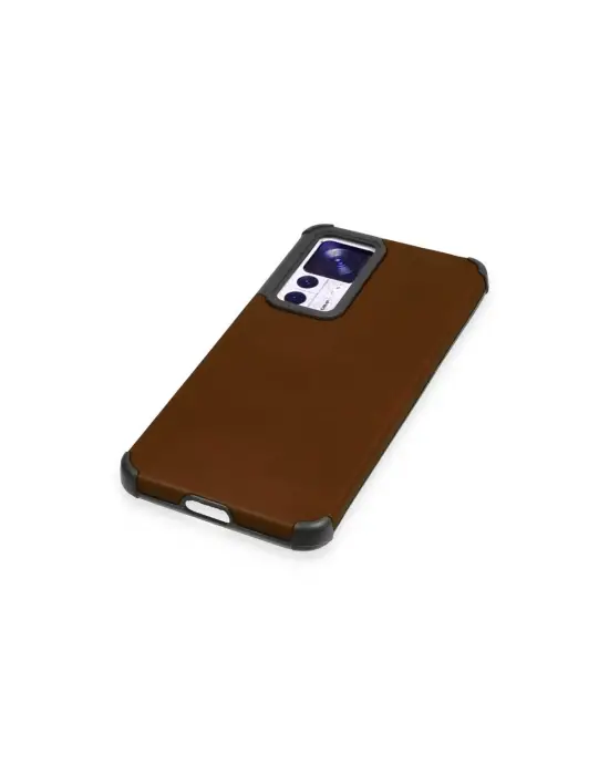 Xiaomi Mi 12t Kılıf Loop Deri Silikon - Kahverengi