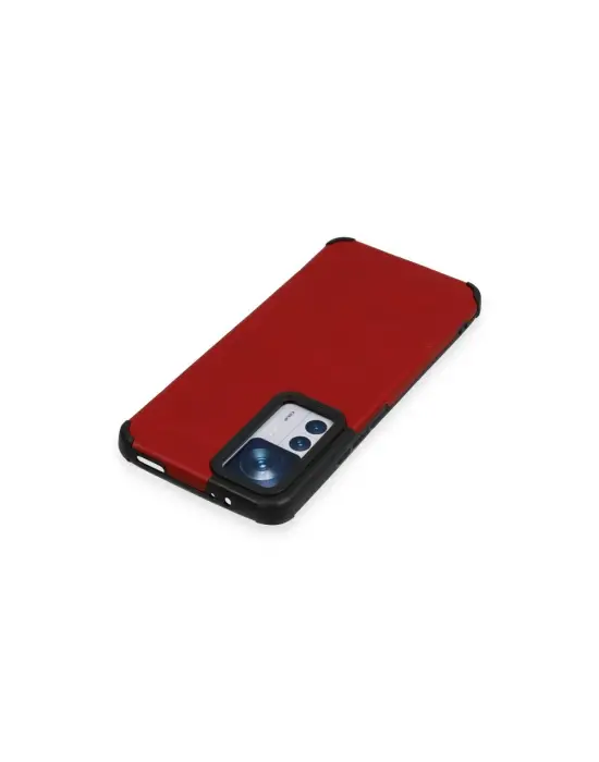 Xiaomi Mi 12t Kılıf Loop Deri Silikon - Kırmızı
