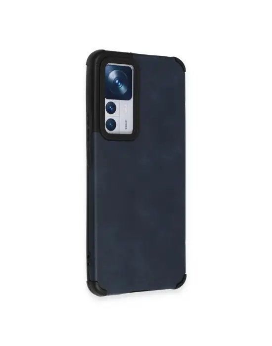 Xiaomi Mi 12t Kılıf Loop Deri Silikon - Lacivert