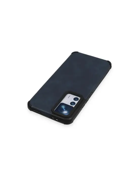 Xiaomi Mi 12t Kılıf Loop Deri Silikon - Lacivert