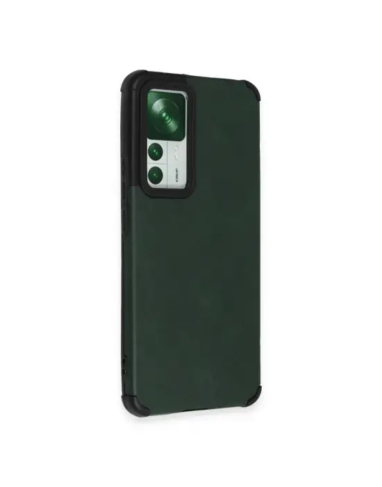 Xiaomi Mi 12t Kılıf Loop Deri Silikon - Yeşil