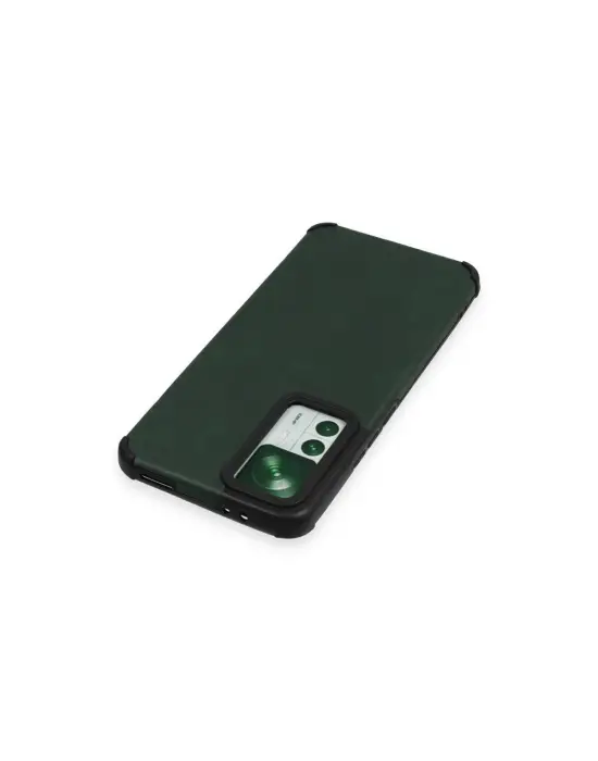 Xiaomi Mi 12t Kılıf Loop Deri Silikon - Yeşil