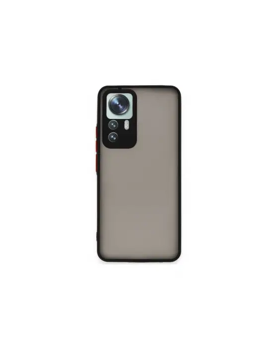 Xiaomi Mi 12t Pro Kılıf Montreal Silikon Kapak - Siyah