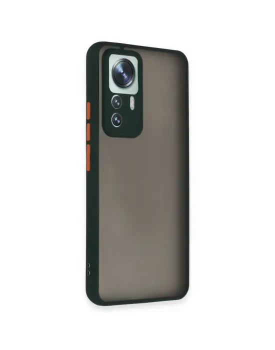 Xiaomi Mi 12t Pro Kılıf Montreal Silikon Kapak - Yeşil