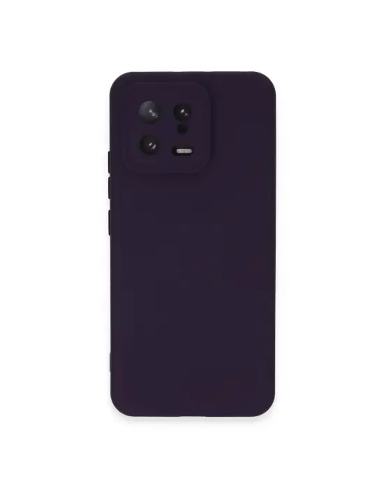 Xiaomi Mi 13 Kılıf Nano İçi Kadife Silikon - Mor