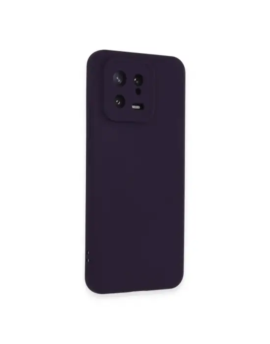 Xiaomi Mi 13 Kılıf Nano İçi Kadife Silikon - Mor
