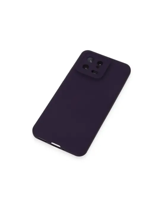 Xiaomi Mi 13 Kılıf Nano İçi Kadife Silikon - Mor