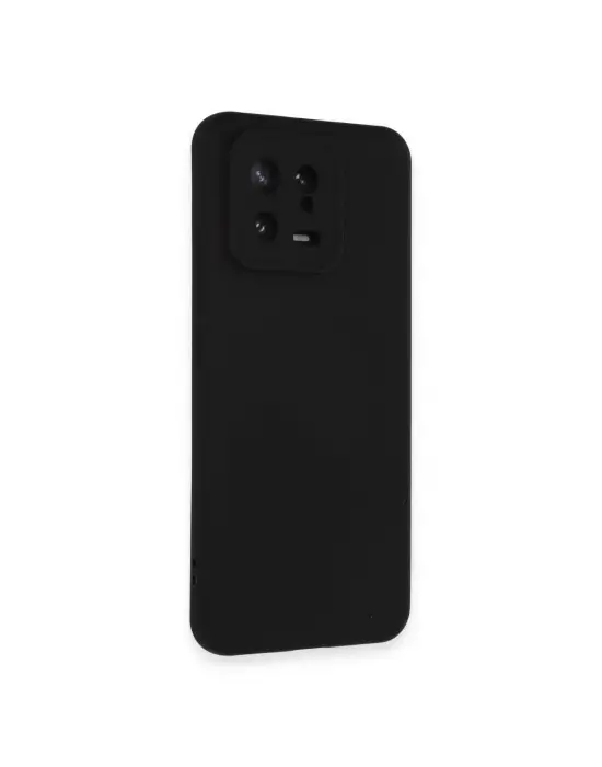 Xiaomi Mi 13 Kılıf Nano İçi Kadife Silikon - Siyah