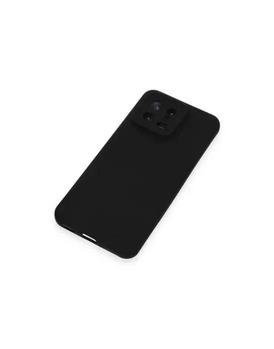 Xiaomi Mi 13 Kılıf Nano İçi Kadife Silikon - Siyah