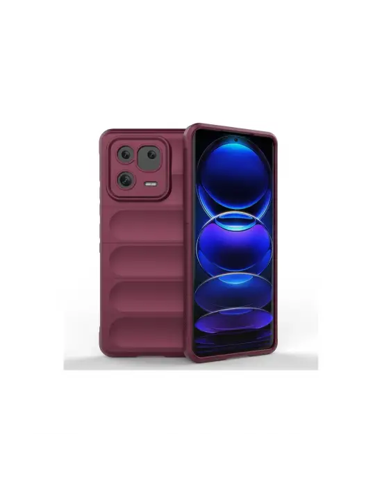 Xiaomi Mi 13 Kılıf Optimum Silikon - Bordo