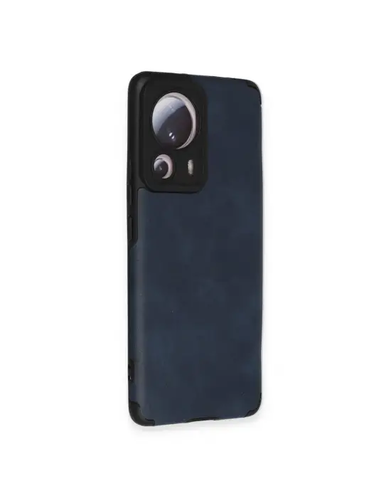 Xiaomi Mi 13 Lite Kılıf Loop Deri Silikon - Lacivert