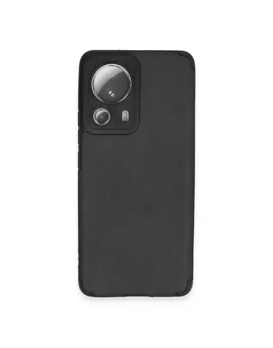 Xiaomi Mi 13 Lite Kılıf Loop Deri Silikon - Siyah
