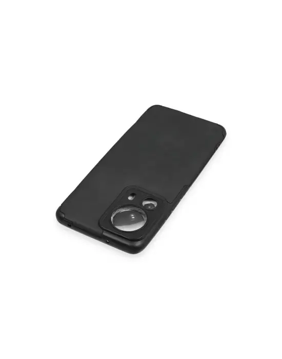 Xiaomi Mi 13 Lite Kılıf Loop Deri Silikon - Siyah