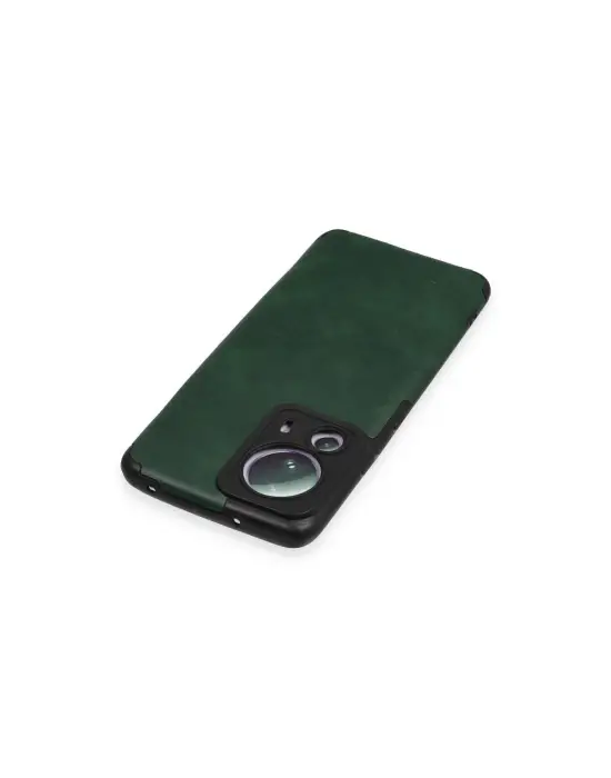 Xiaomi Mi 13 Lite Kılıf Loop Deri Silikon - Yeşil
