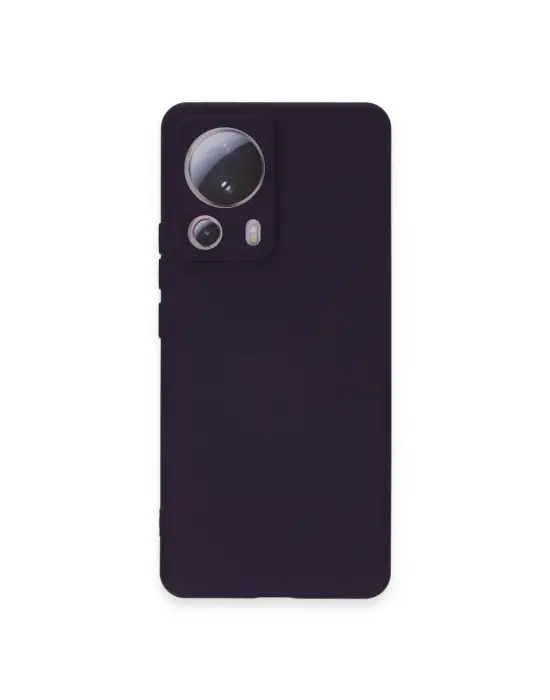 Xiaomi Mi 13 Lite Kılıf Nano İçi Kadife Silikon - Mor