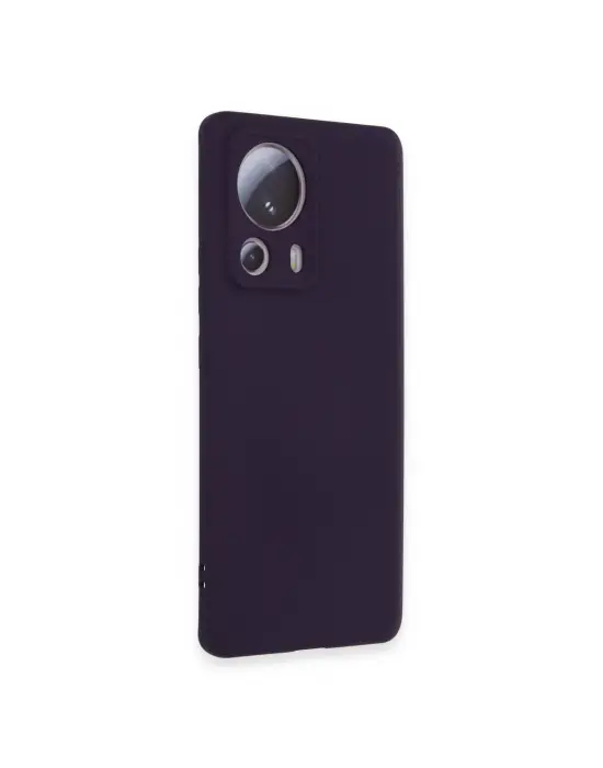 Xiaomi Mi 13 Lite Kılıf Nano İçi Kadife Silikon - Mor