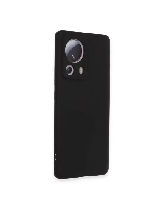 Xiaomi Mi 13 Lite Kılıf Nano İçi Kadife Silikon - Siyah