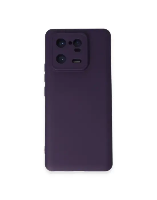 Xiaomi Mi 13 Pro Kılıf Nano İçi Kadife Silikon - Mor