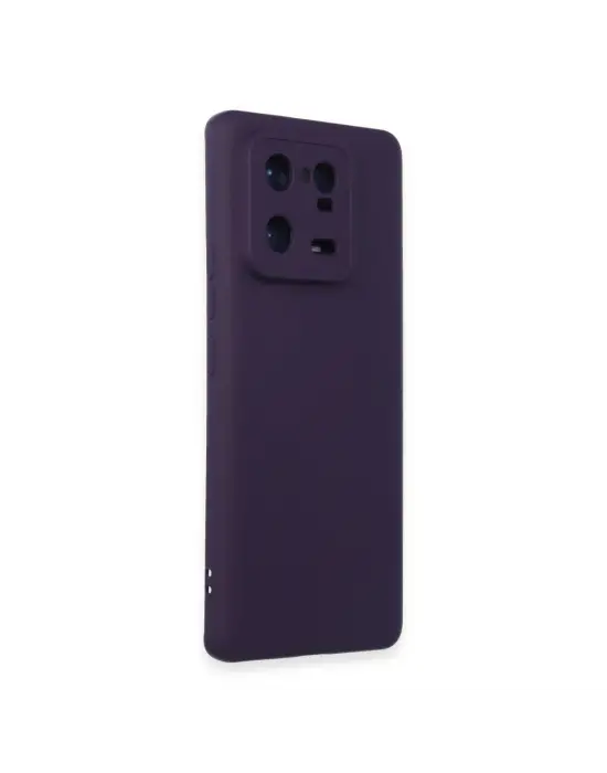 Xiaomi Mi 13 Pro Kılıf Nano İçi Kadife Silikon - Mor