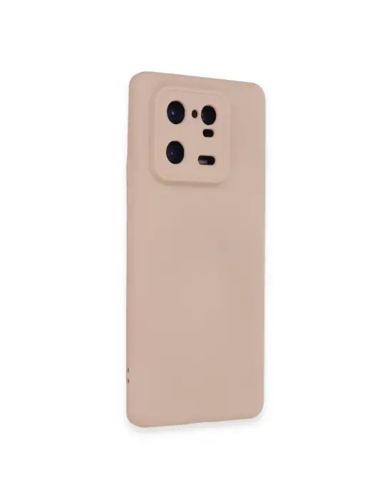 Xiaomi Mi 13 Pro Kılıf Nano İçi Kadife Silikon - Pudra
