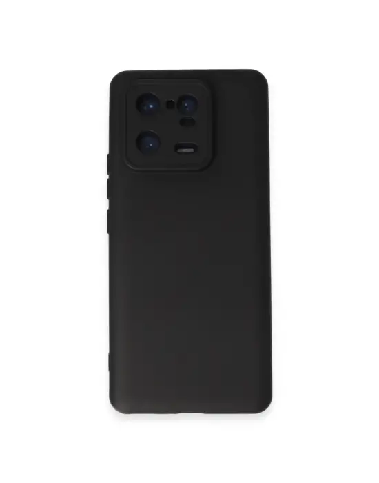 Xiaomi Mi 13 Pro Kılıf Nano İçi Kadife Silikon - Siyah