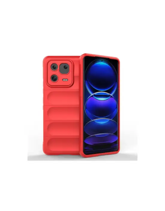 Xiaomi Mi 13 Pro Kılıf Optimum Silikon - Kırmızı