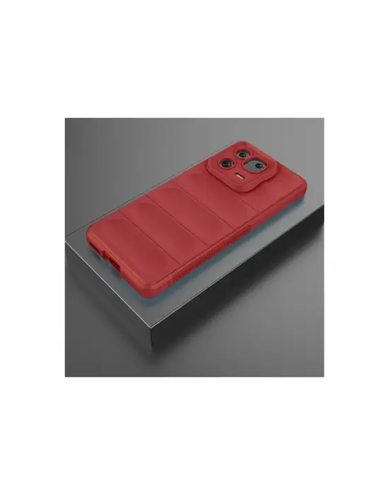 Xiaomi Mi 13 Pro Kılıf Optimum Silikon - Kırmızı