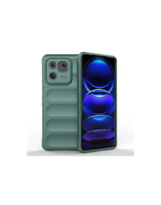 Xiaomi Mi 13 Pro Kılıf Optimum Silikon - Koyu Yeşil