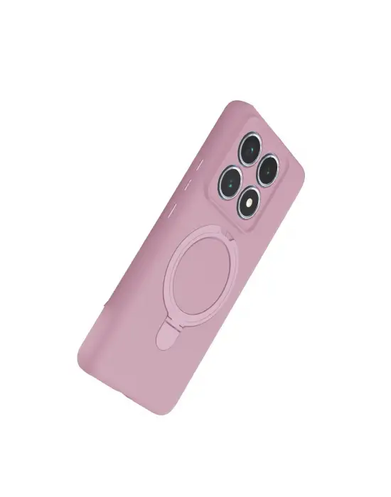 Xiaomi Mi 14t Pro Regal Magsafe Standlı Kapak - Açık Pembe