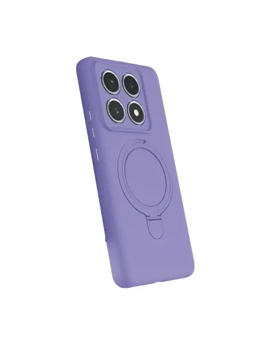 Xiaomi Mi 14t Pro Regal Magsafe Standlı Kapak - Lila