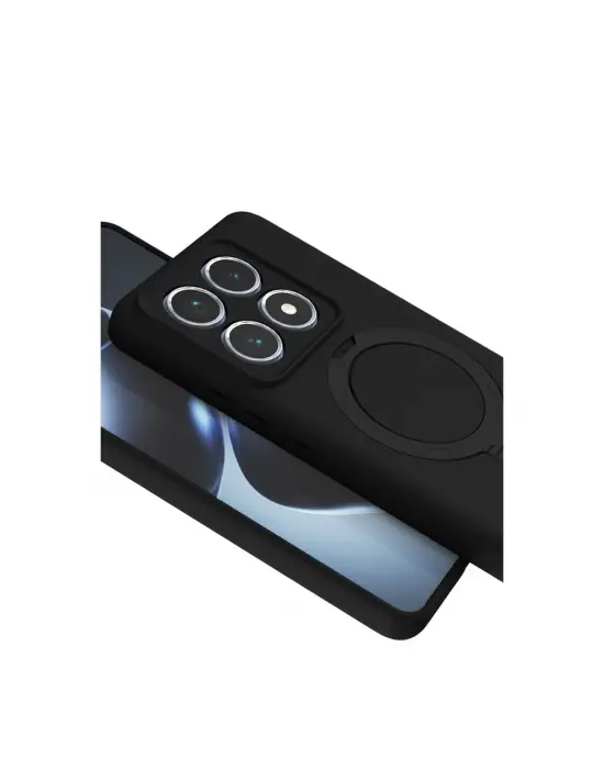 Xiaomi Mi 14t Pro Regal Magsafe Standlı Kapak - Siyah